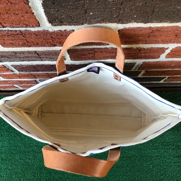 NWOT WILL Leather Goods Classic Canvas Tote - Picture 5 of 7